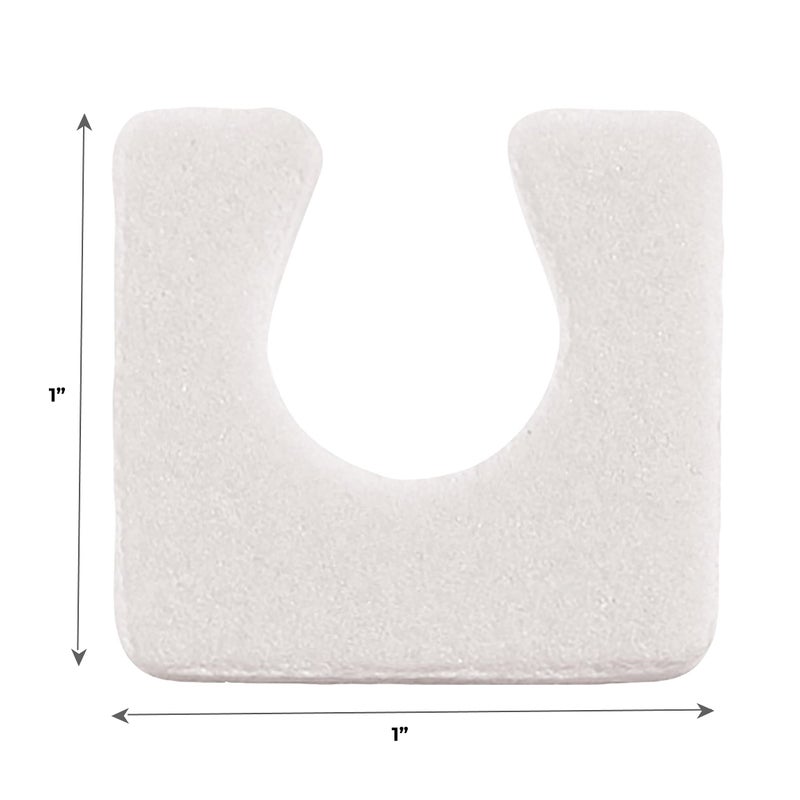 ForPro Professional Collection ForPro Sole Toe Separators, White, Individual Toe Separators for Pedicures, 144-Count - Image 2